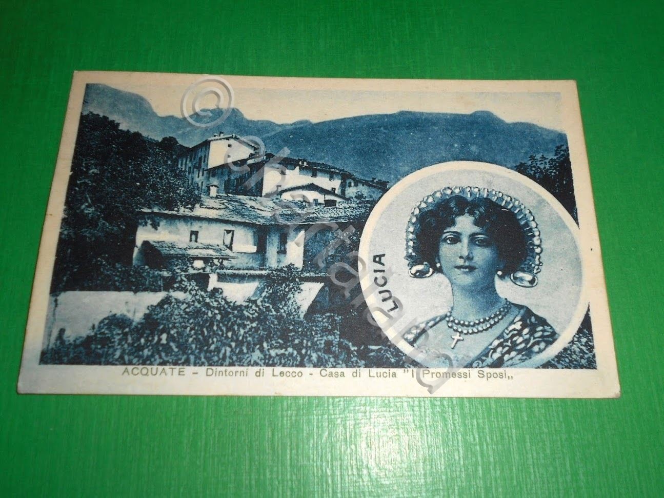 Cartolina Acquate - Dintorni di Lecco - Casa di Lucia …