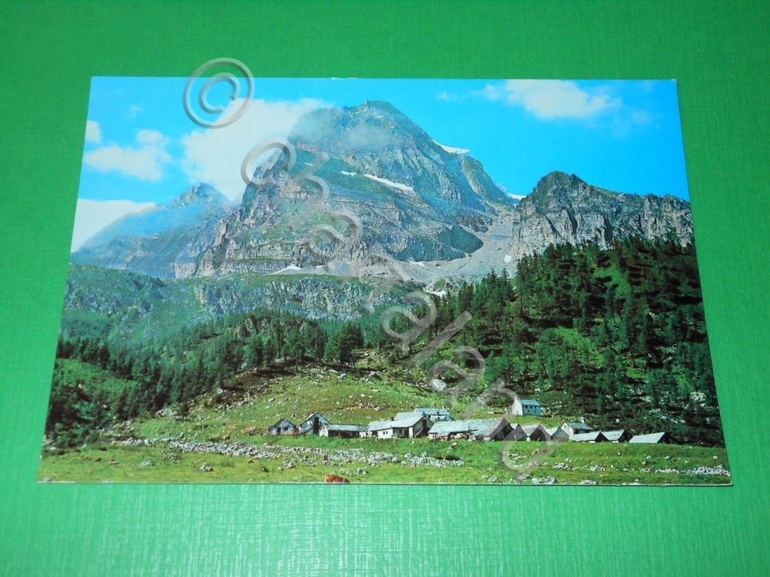 Cartolina Alpe Veglia - Casolari di Cianciavero e Monte Leone …