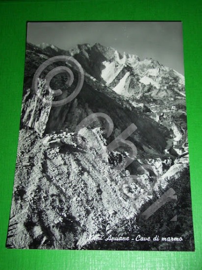 Cartolina Alpi Apuane - Cave di marmo 1950 ca.