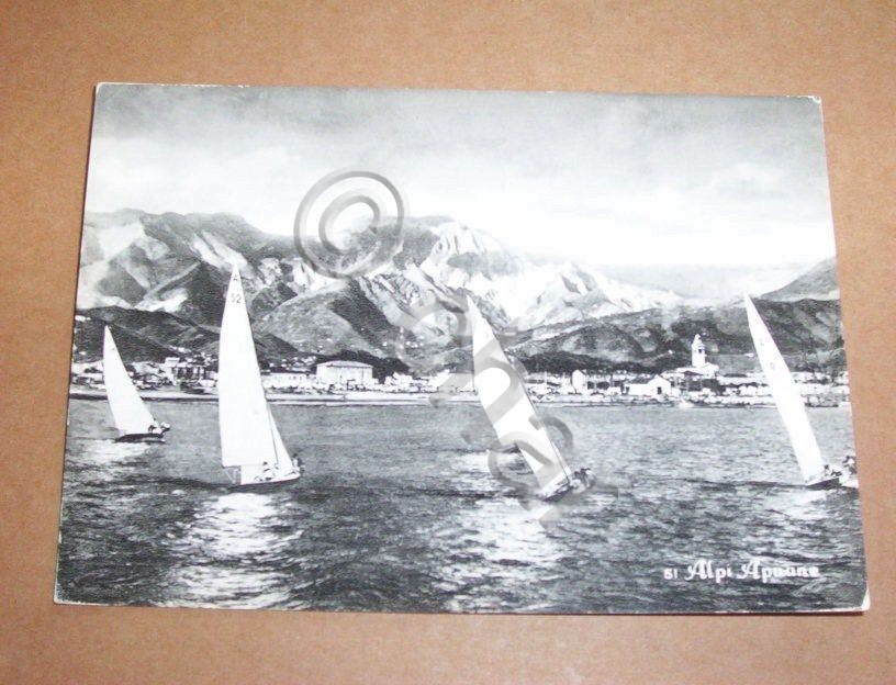 Cartolina Alpi Apuane - Panorama 1964.