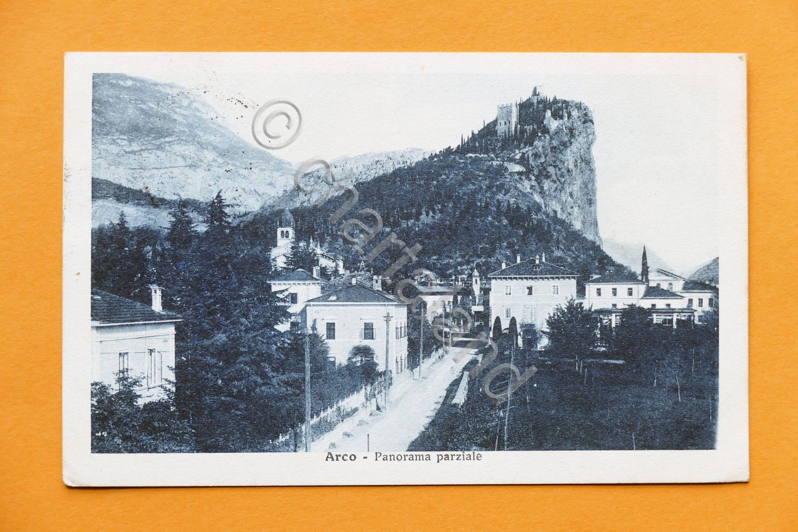 Cartolina Arco - Panorama parziale - 1915.