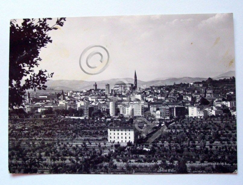 Cartolina Arezzo - Panorama 1961.