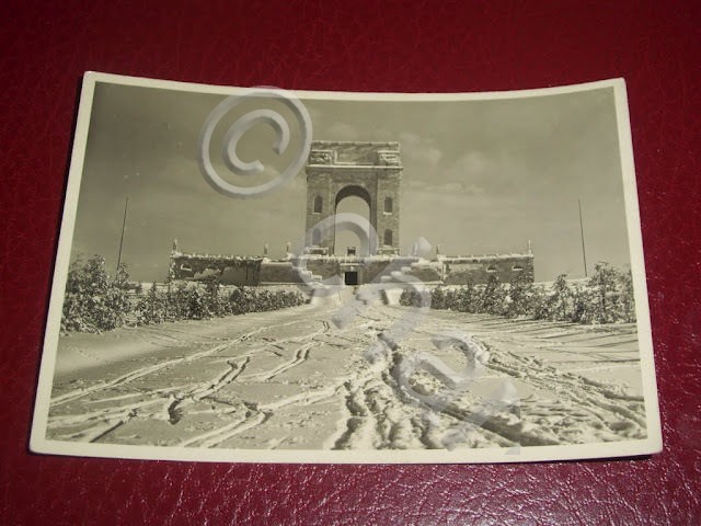 Cartolina Asiago - Monumento Ossario per Caduti in Guerra 1941.