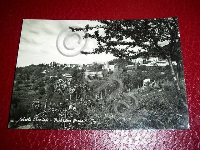 Cartolina Asolo (Treviso) - Scorcio panoramico 1962.