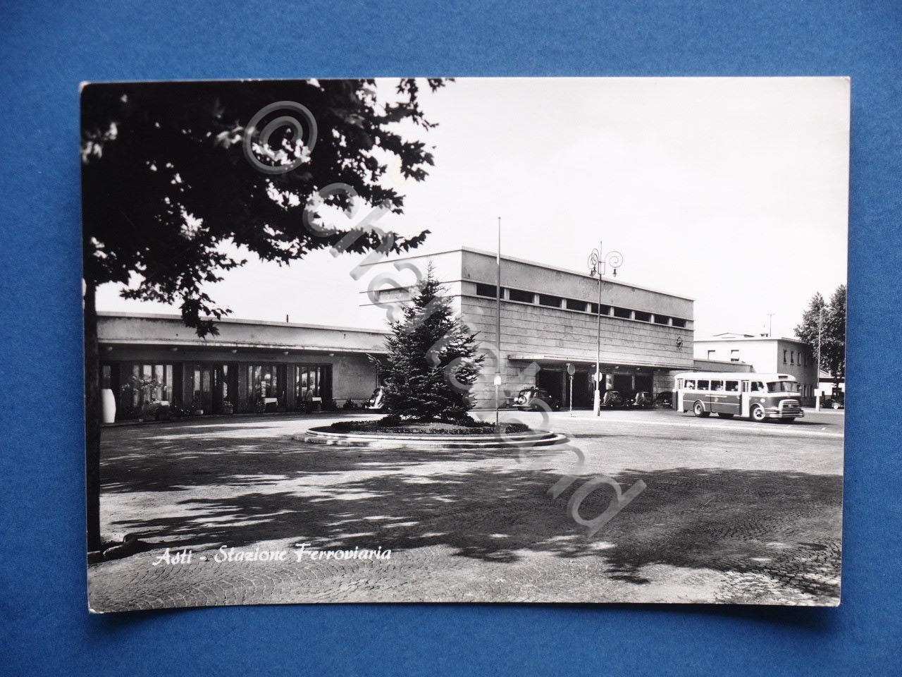 Cartolina Asti - Stazione Ferroviaria - 1962.