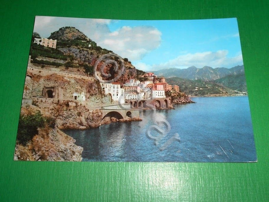 Cartolina Atrani - Panorama 1958.