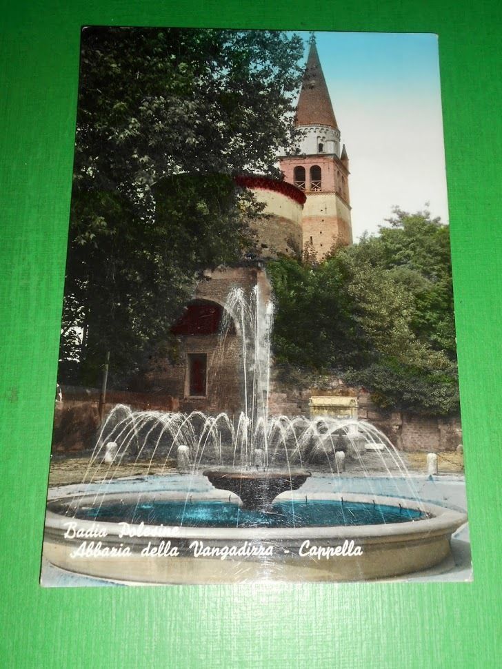 Cartolina Badia Polesine - Abbazia della Vangadizza - Cappella 1963.
