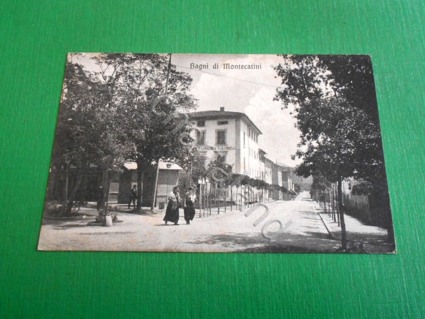 Cartolina Bagni di Montecatini - Particolare 1920