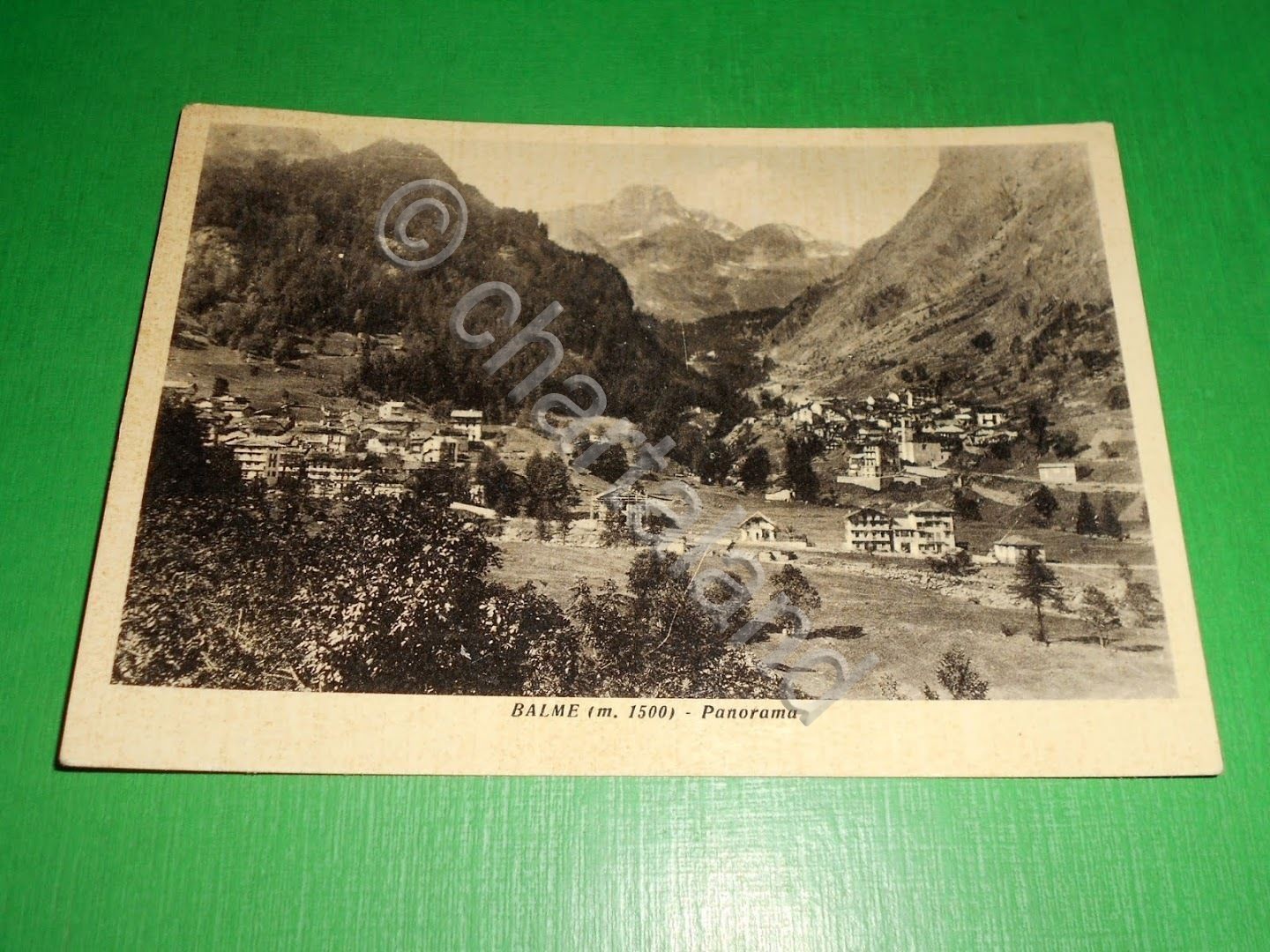 Cartolina Balme - Panorama 1958.