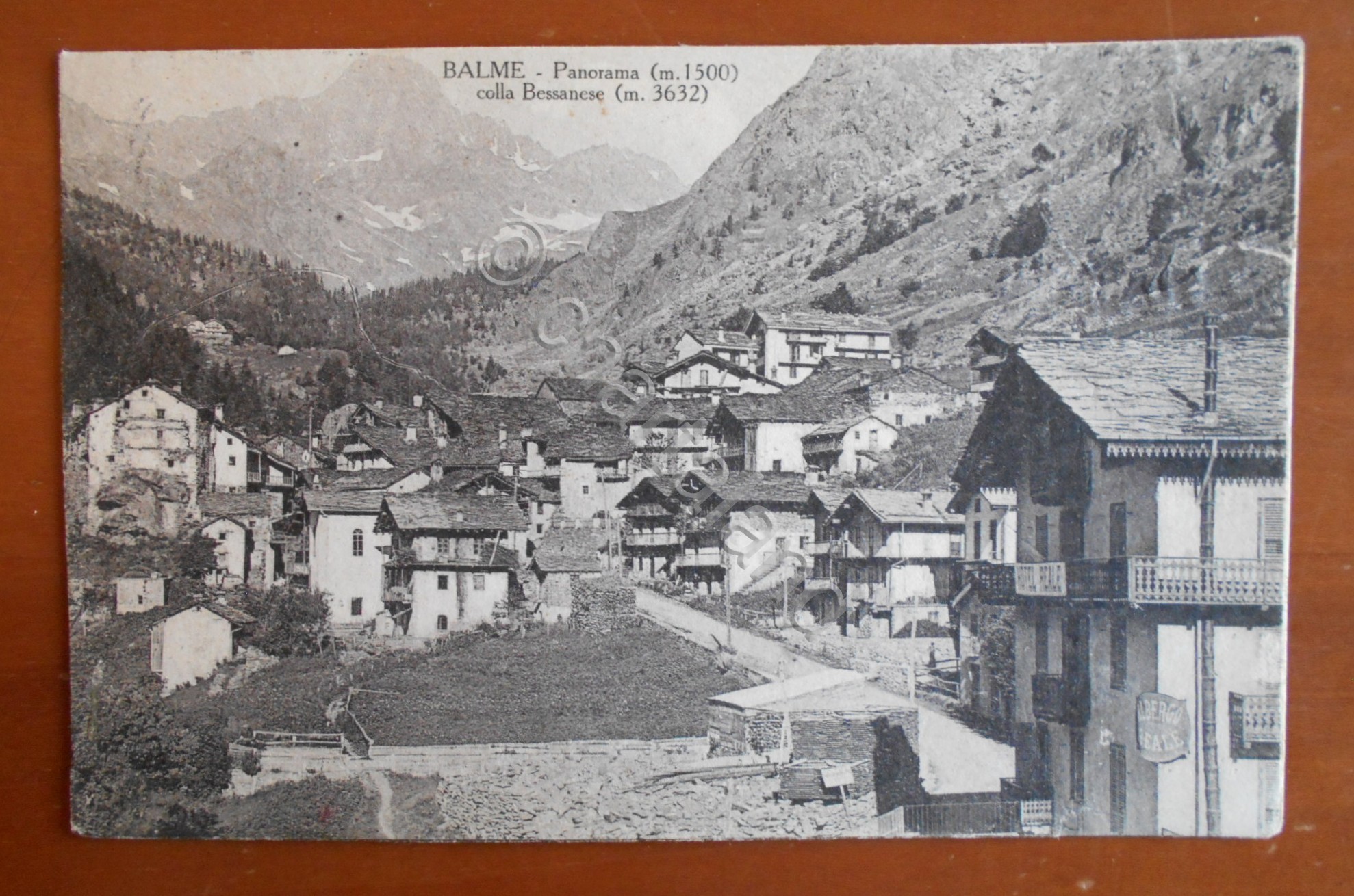 Cartolina Balme - Panorama (m. 1500) - colla Bessanese (m. …