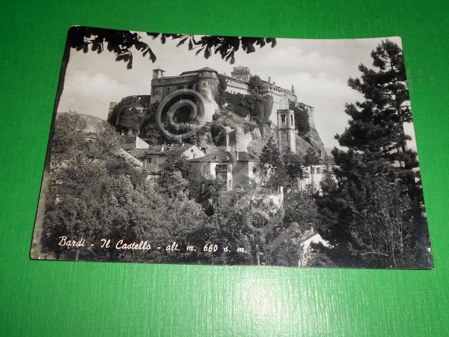 Cartolina Bardi - Il Castello 1953.