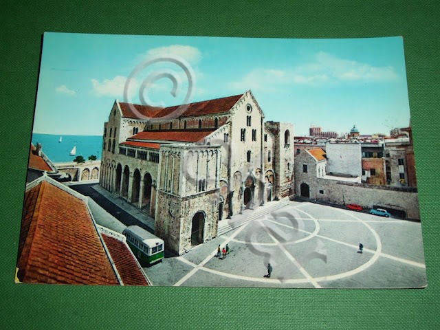 Cartolina Bari - Basilica di S. Nicola 1960 ca.