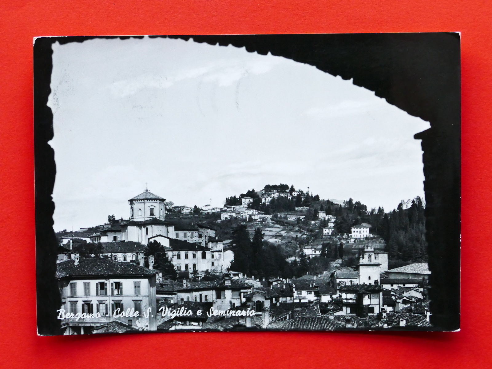 Cartolina Bergamo - Colle S. Vigilio e Seminario - 1961.