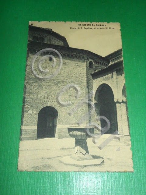 Cartolina Bologna - Chiesa di S. Sepolcro - Atrio detto …
