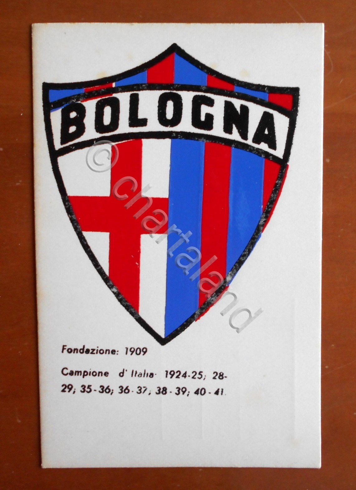 Cartolina BOLOGNA - Fondazione: 1909 - Campione d' Italia - …
