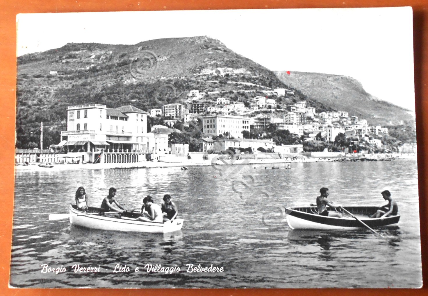 Cartolina Borgio Verezzi - Lido e Villaggio Belvedere - 1960