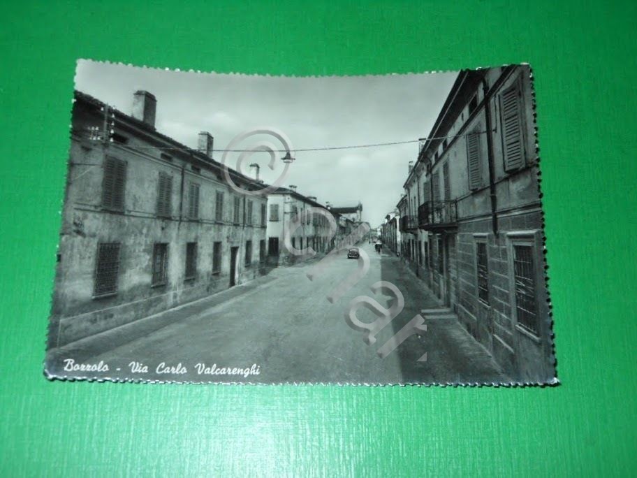 Cartolina Bozzolo - Via Carlo Valcarenghi 1964.