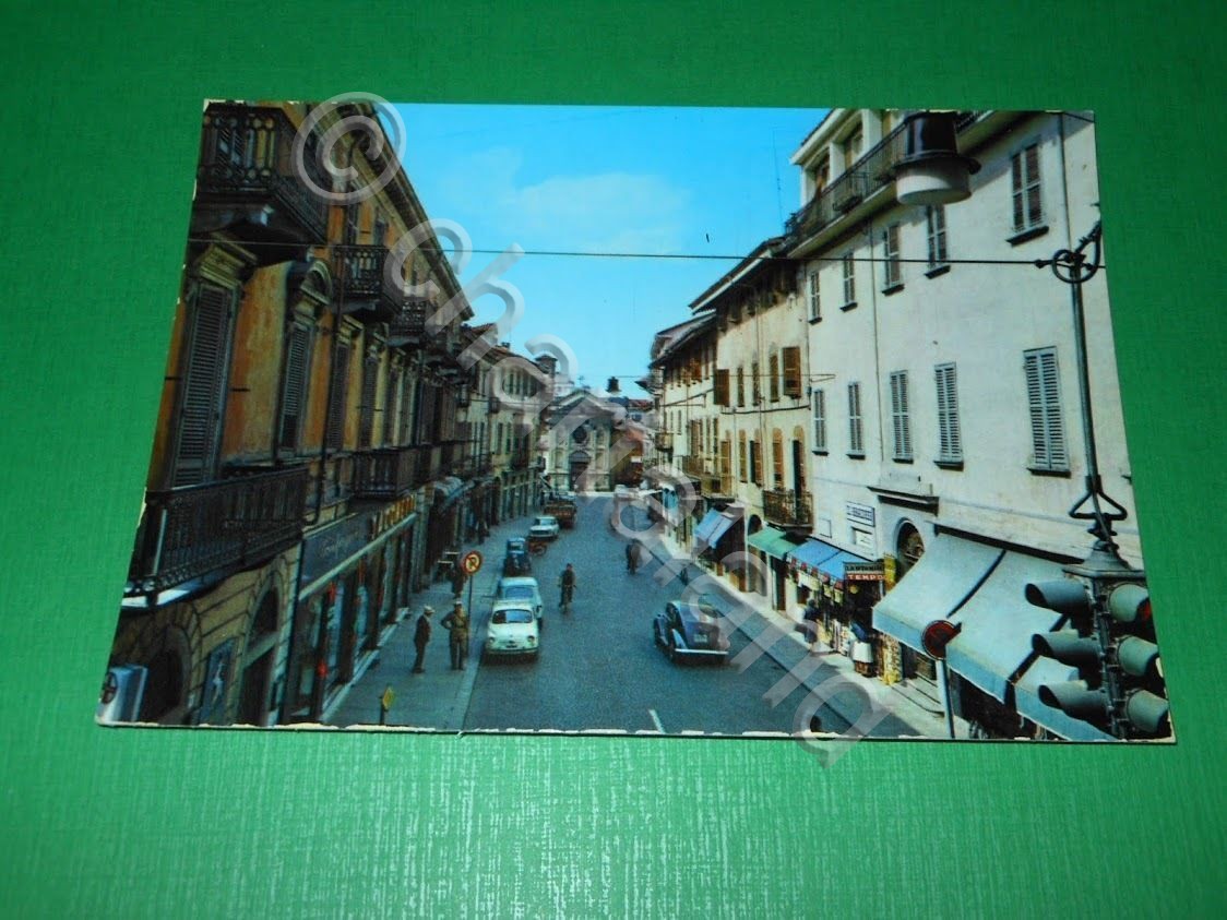 Cartolina Bra - Via Cavour 1965 ca.