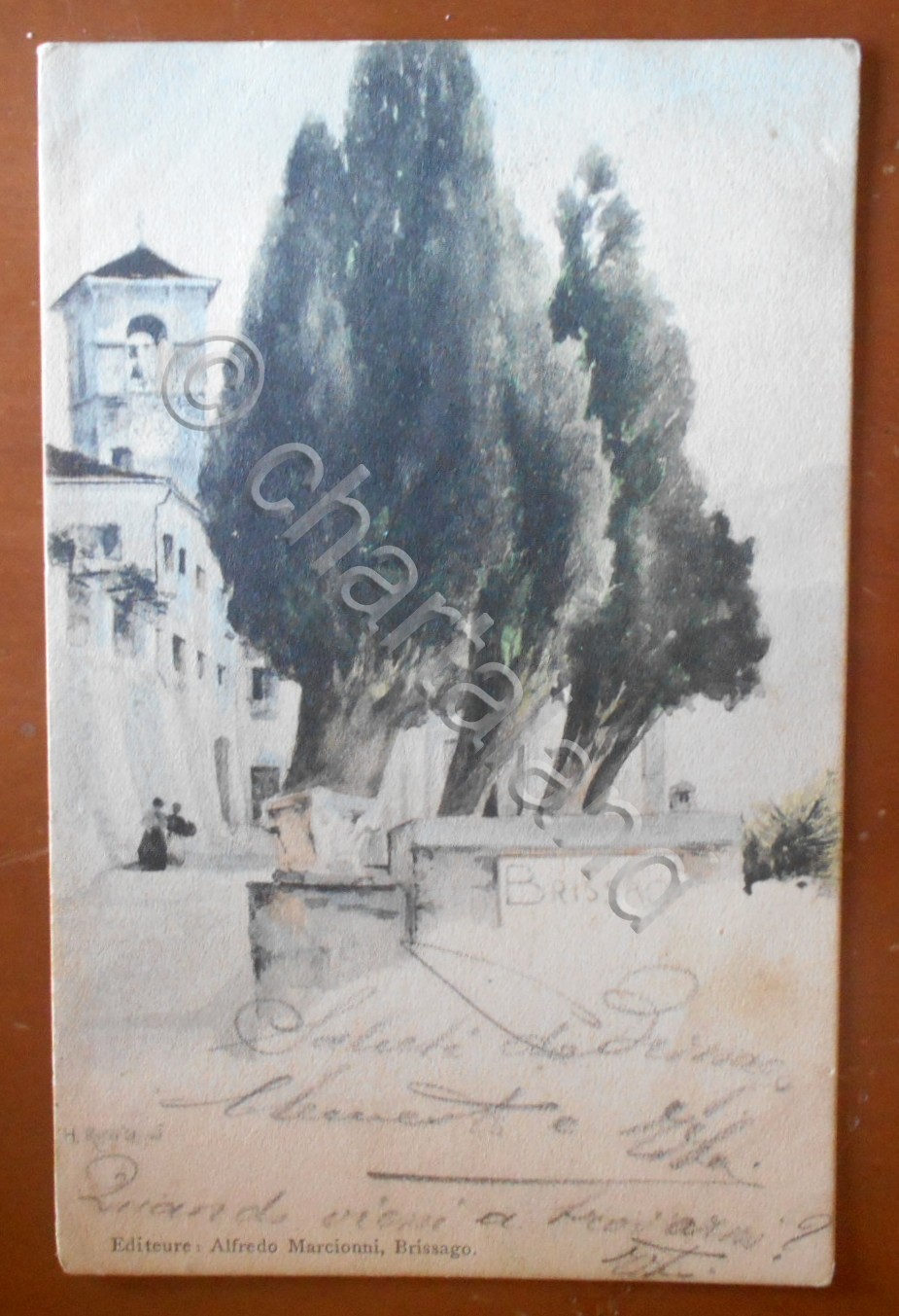 Cartolina Brissago (Svizzera) - 1904