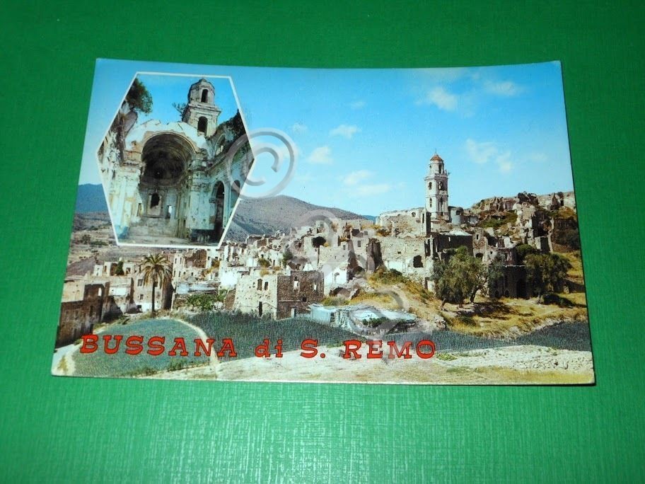 Cartolina Bussana di Sanremo - Resti del Terremoto del 1887 …