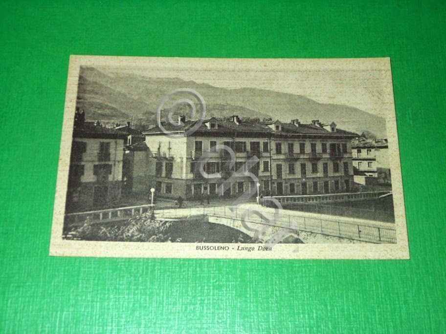 Cartolina Bussoleno - Lungo Dora 1944.
