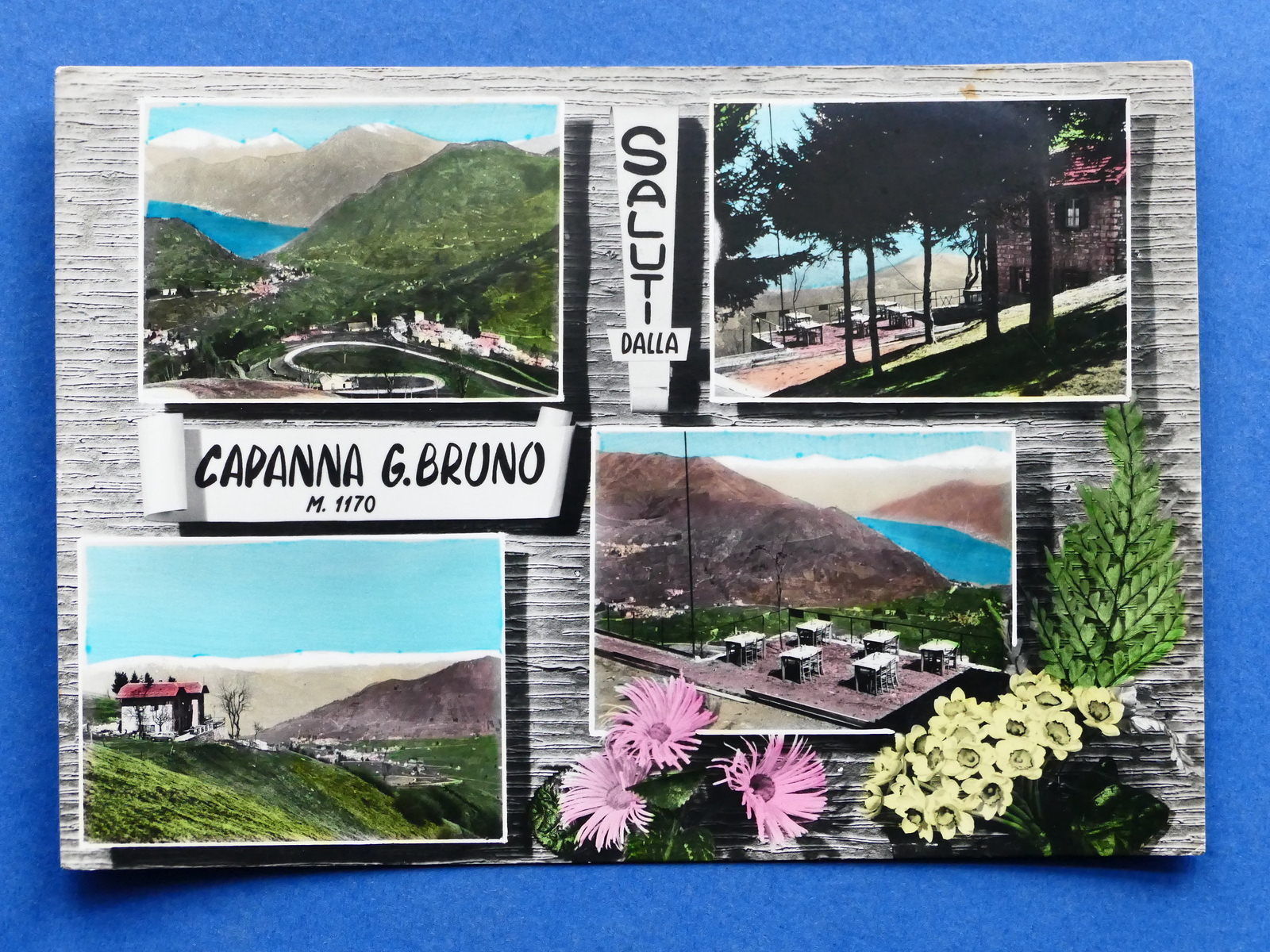 Cartolina Capanna G. Bruno - Intelvi - 1962.