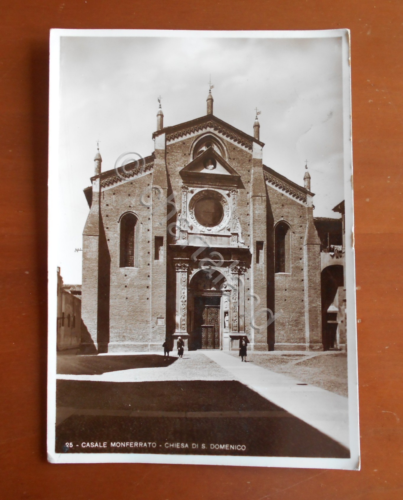 Cartolina Casale Monferrato - Chiesa di S. Domenico - 1942