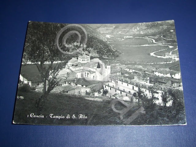 Cartolina Cascia - Tempio di S. Rita 1955.