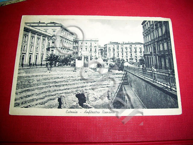 Cartolina Catania - Anfiteatro romano 1930 ca.