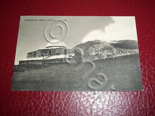 Cartolina Catania - Osservatorio Etneo 1917.