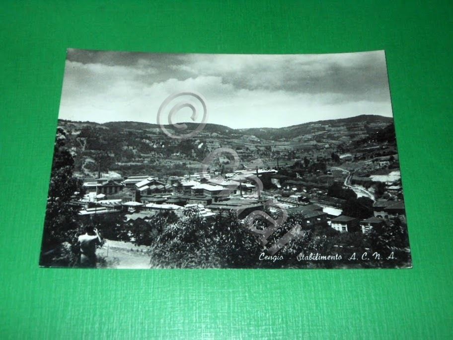Cartolina Cengio - Stabilimento A.C.N. A 1953.
