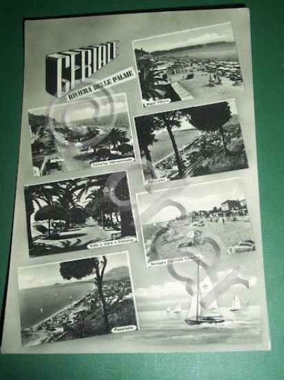 Cartolina Ceriale - Vedute diverse 1956.
