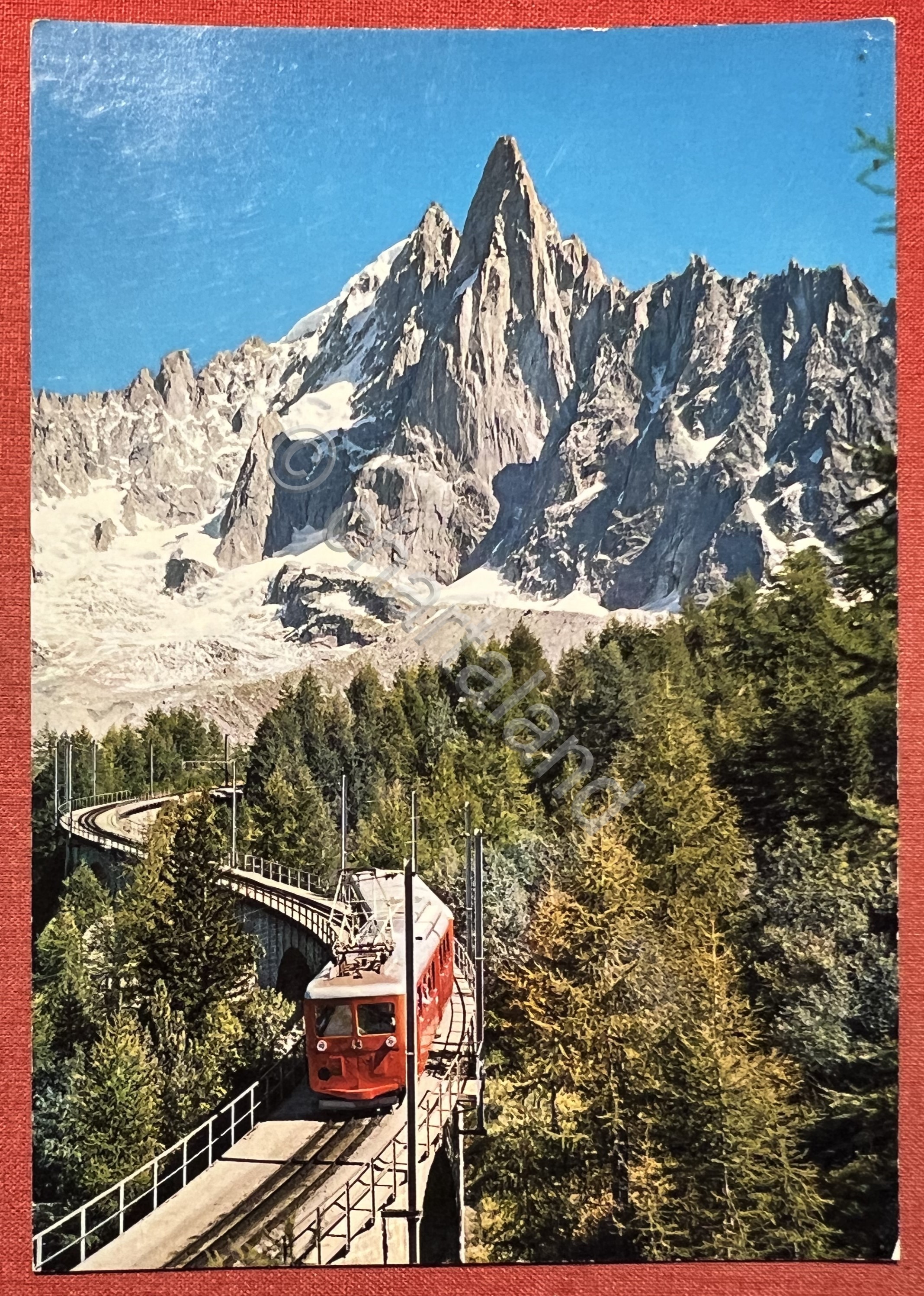 Cartolina Chamonix Mont Blanc - Train pour Montenvers et l'Aiguille …