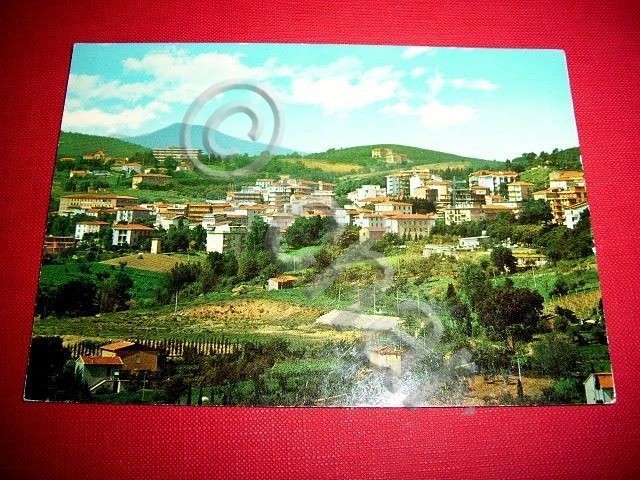 Cartolina Chianciano Terme - Panorama parziale 1960 ca.