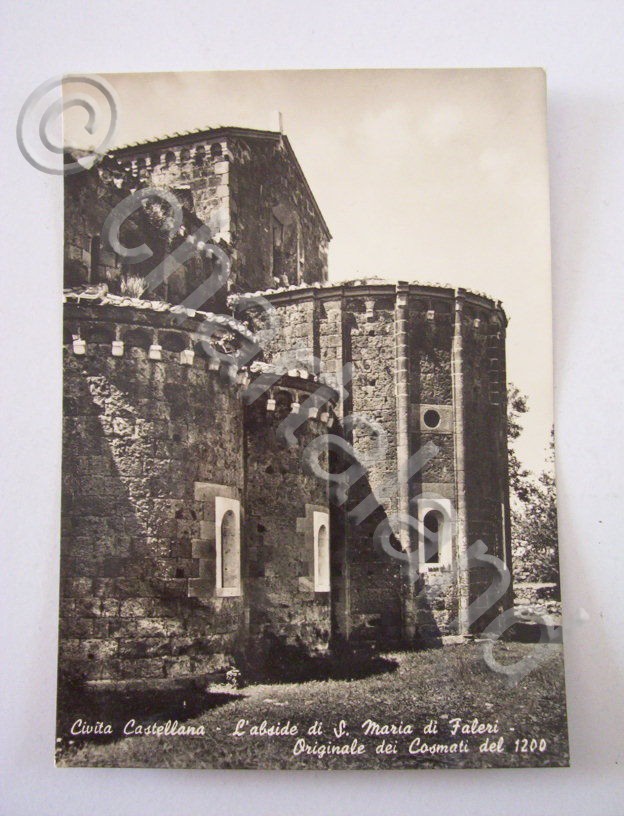 Cartolina Civita Castellana - S. Maria di Faleri 1956.
