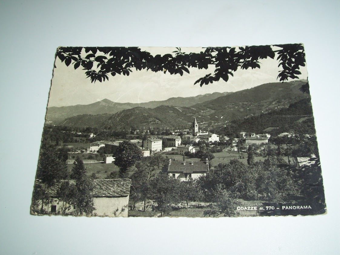 Cartolina Coazze ( Torino ) - Panorama 1948.