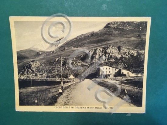 Cartolina Colle Della Maddalena Valle Stura - 1930 ca.