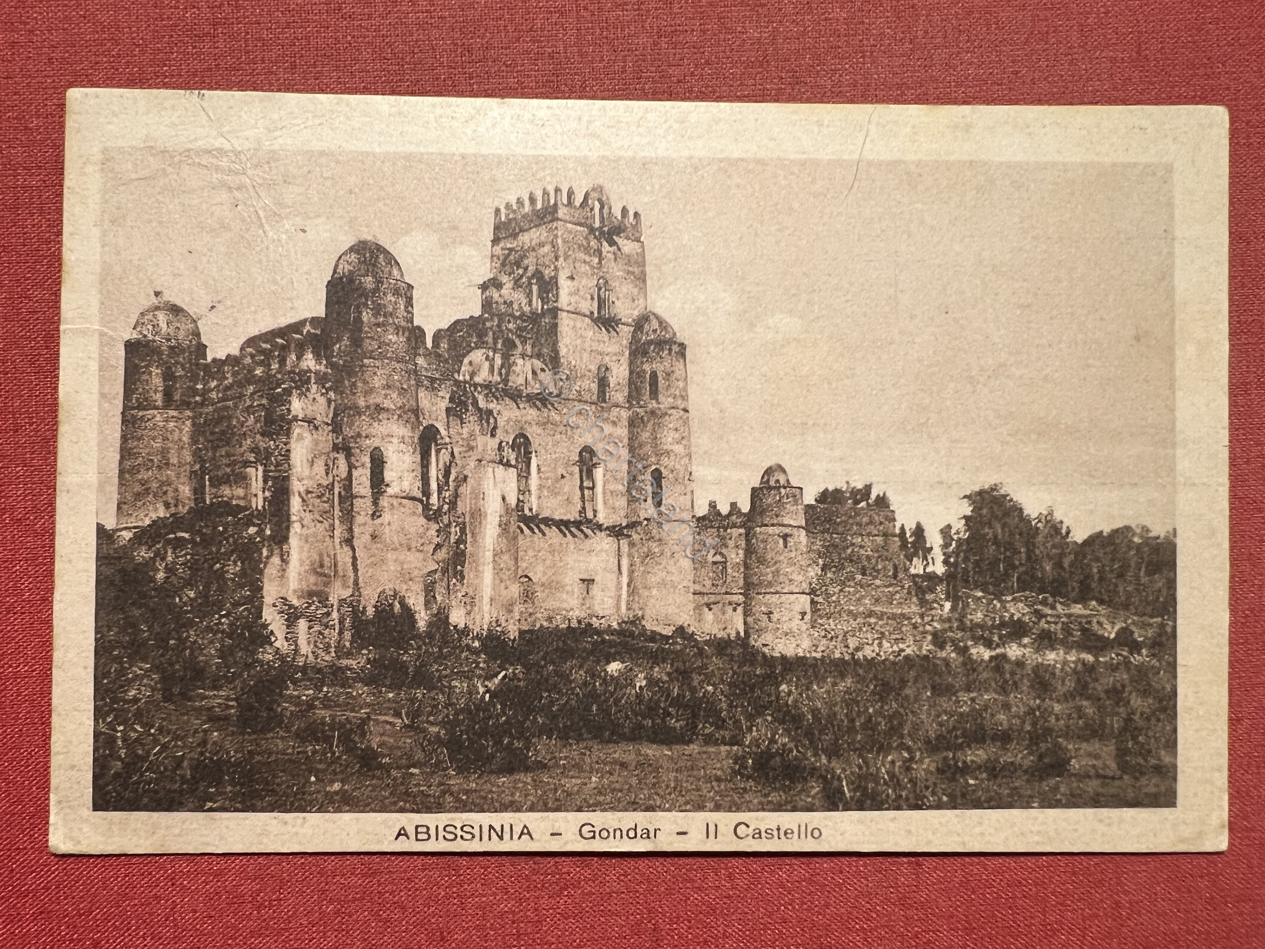 Cartolina Coloniale - Abissinia - Gondar - Il Castello - …