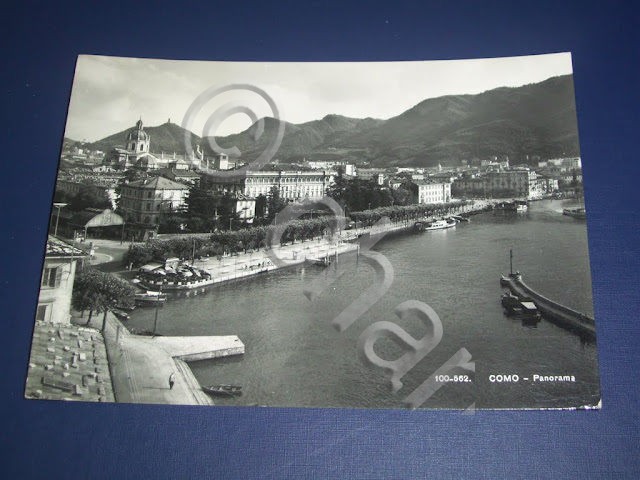 Cartolina Como - Panorama 1955 ca.