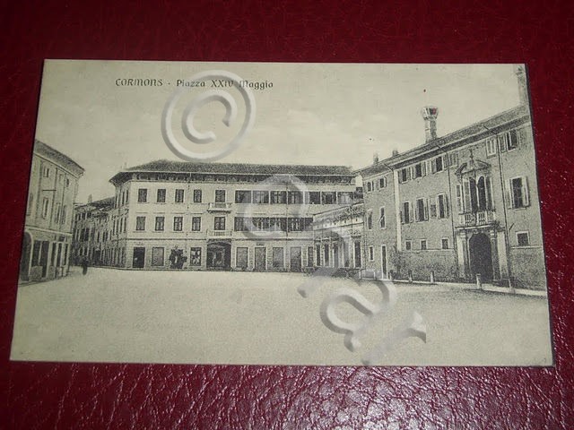 Cartolina Cormons - Piazza XXIV Maggio 1915 ca.
