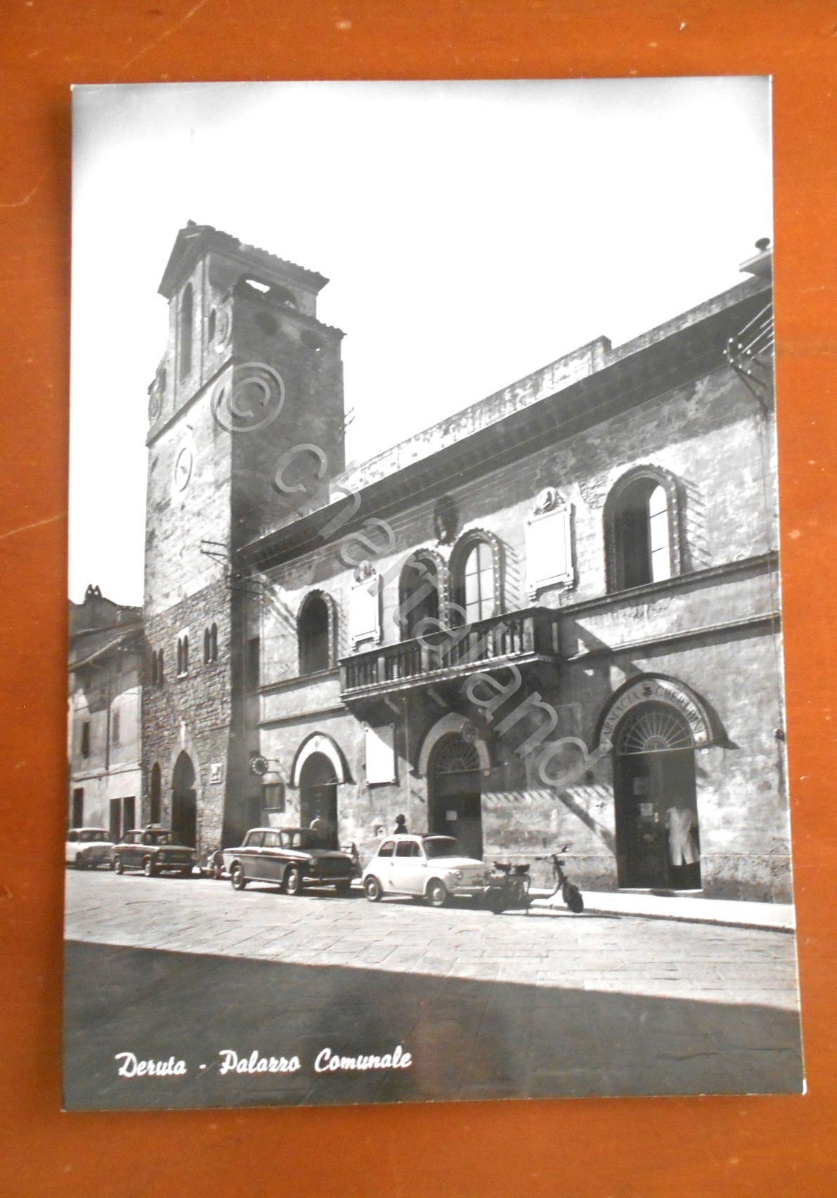 Cartolina Deruta - Palazzo Comunale - 1960 ca.