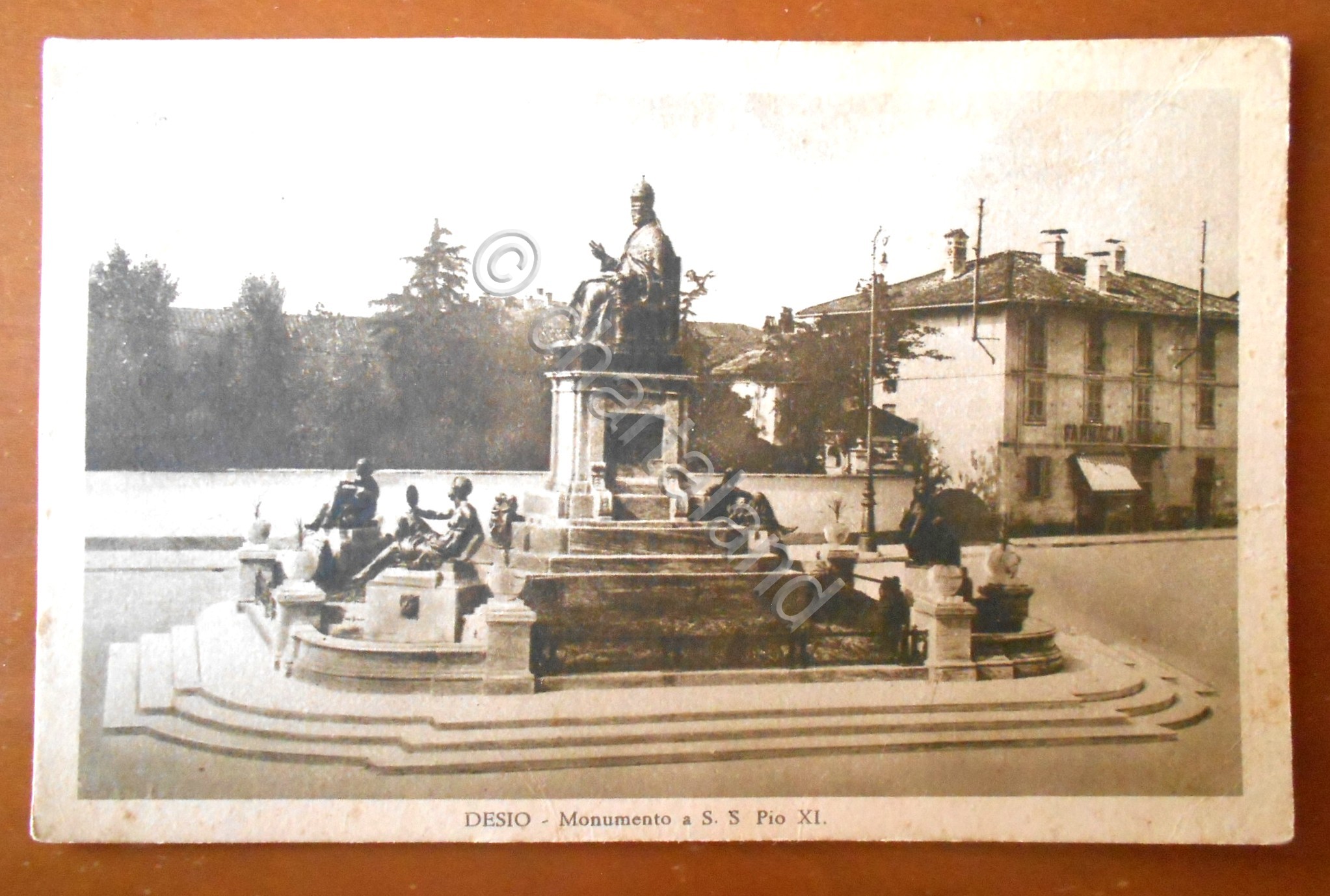 Cartolina Desio - Monumento a S. S. Pio XI - …