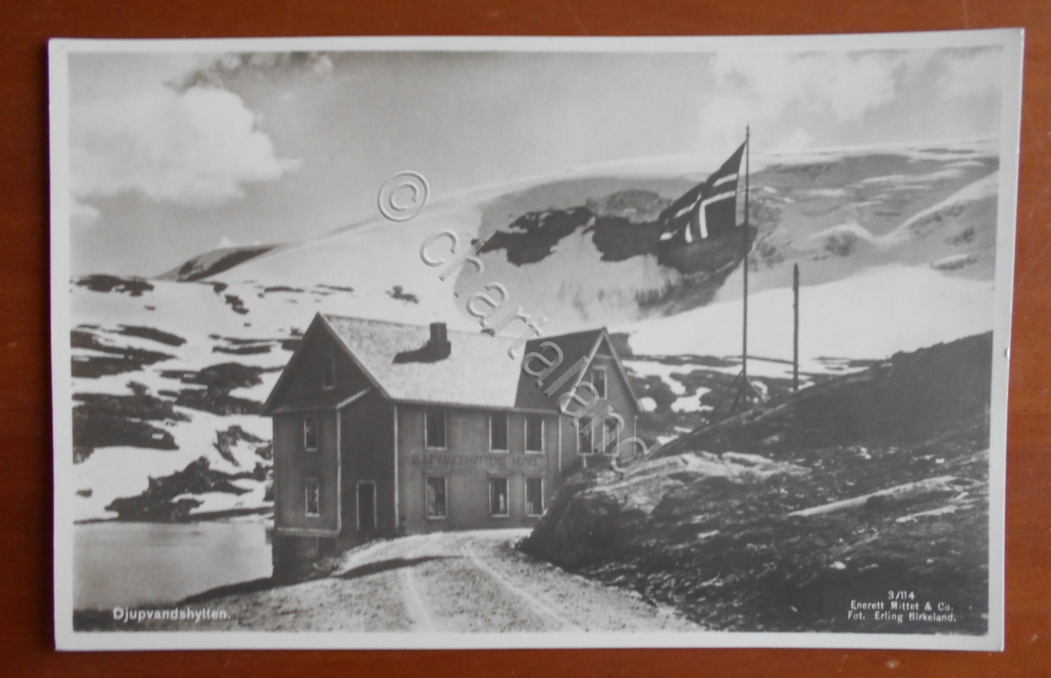 Cartolina Djupvandshytten (Norvegia) - 1939