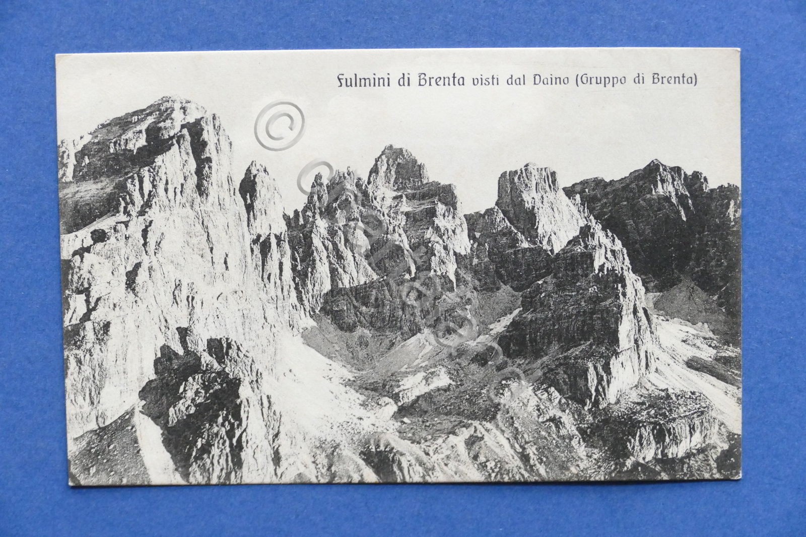 Cartolina Dolomiti - Fulmini di Brenta visti dal Daino - …