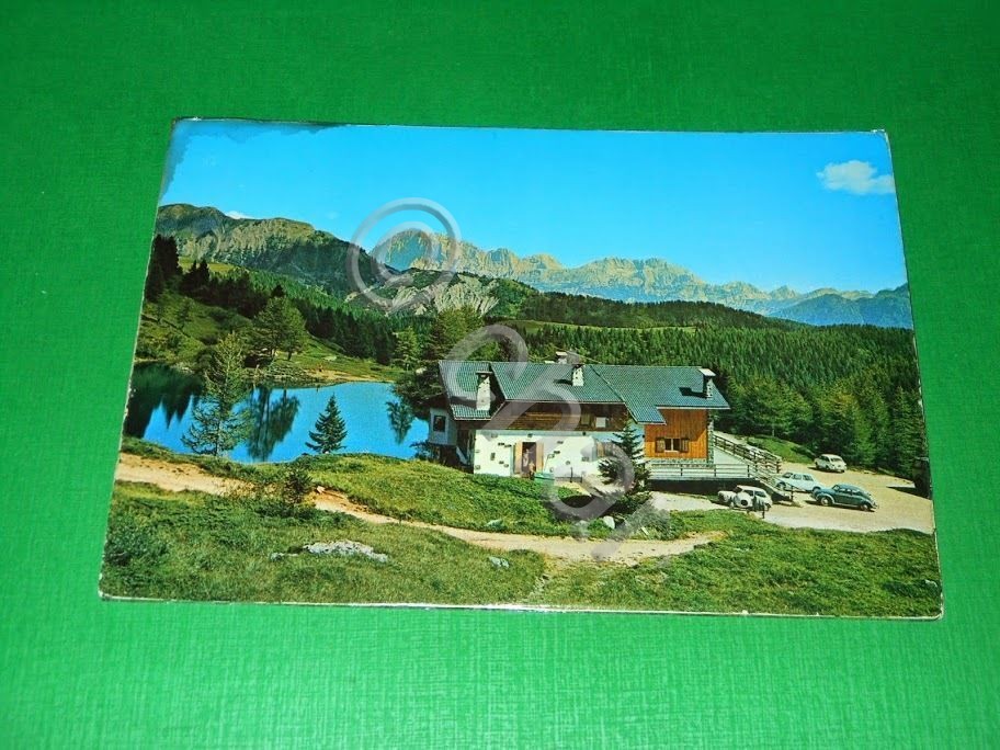Cartolina Dolomiti - Passo San Pellegrino - Rifugio Miralago 1982