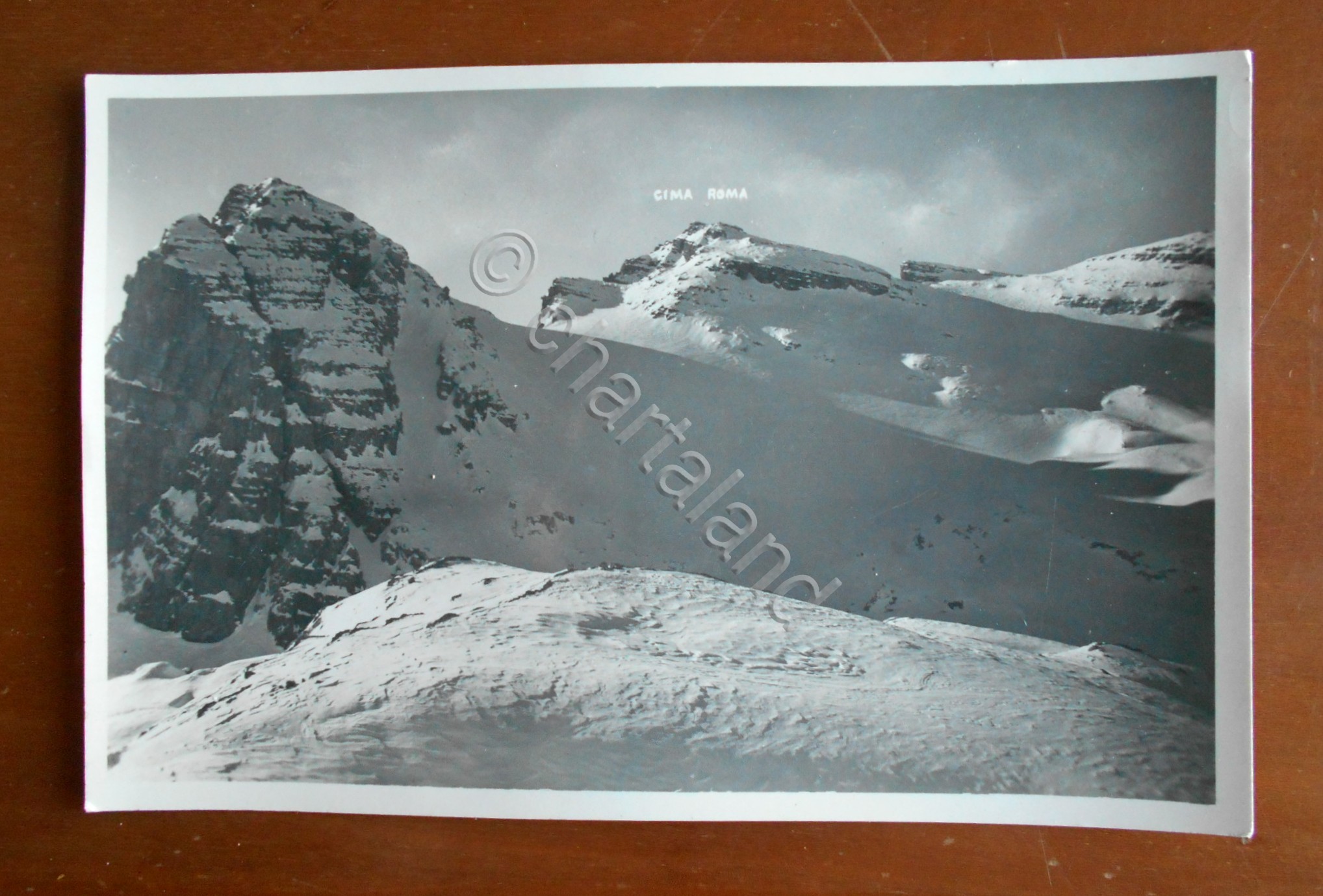 Cartolina Dolomiti di Brenta, d'inverno (Madonna di Campiglio) - 1950