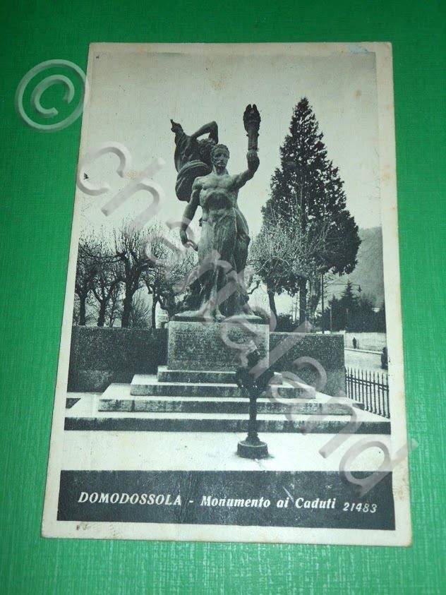 Cartolina Domodossola - Monumento ai Caduti 1938