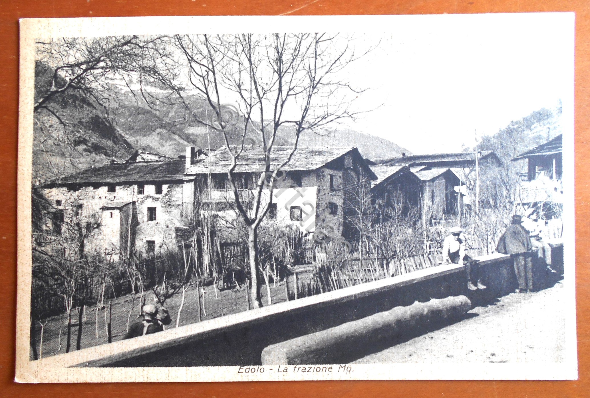 Cartolina Edolo - La frazione Mù - 1920 ca.