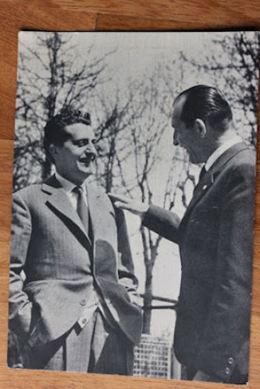 Cartolina elettorale Democrazia Cristiana Vincenzo Torriani Gino Bartali 1960 ca