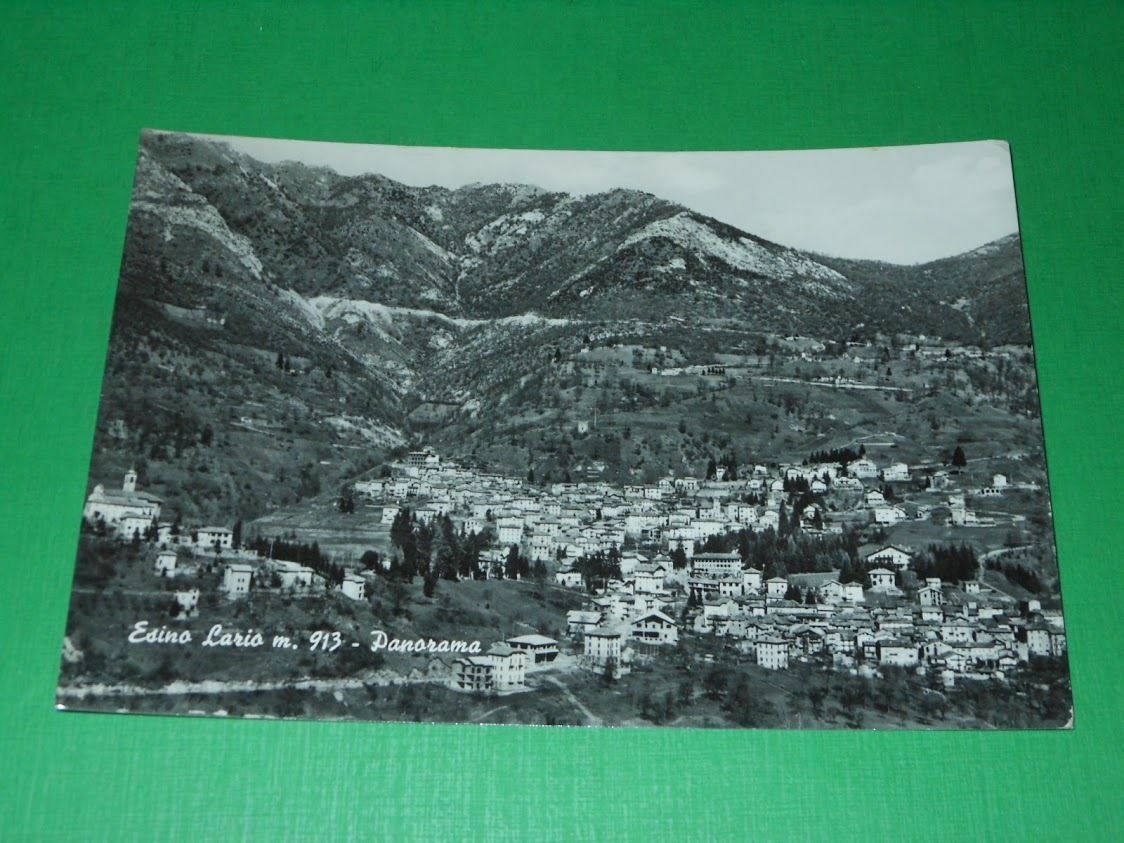 Cartolina Esino Lario - Panorama 1963.